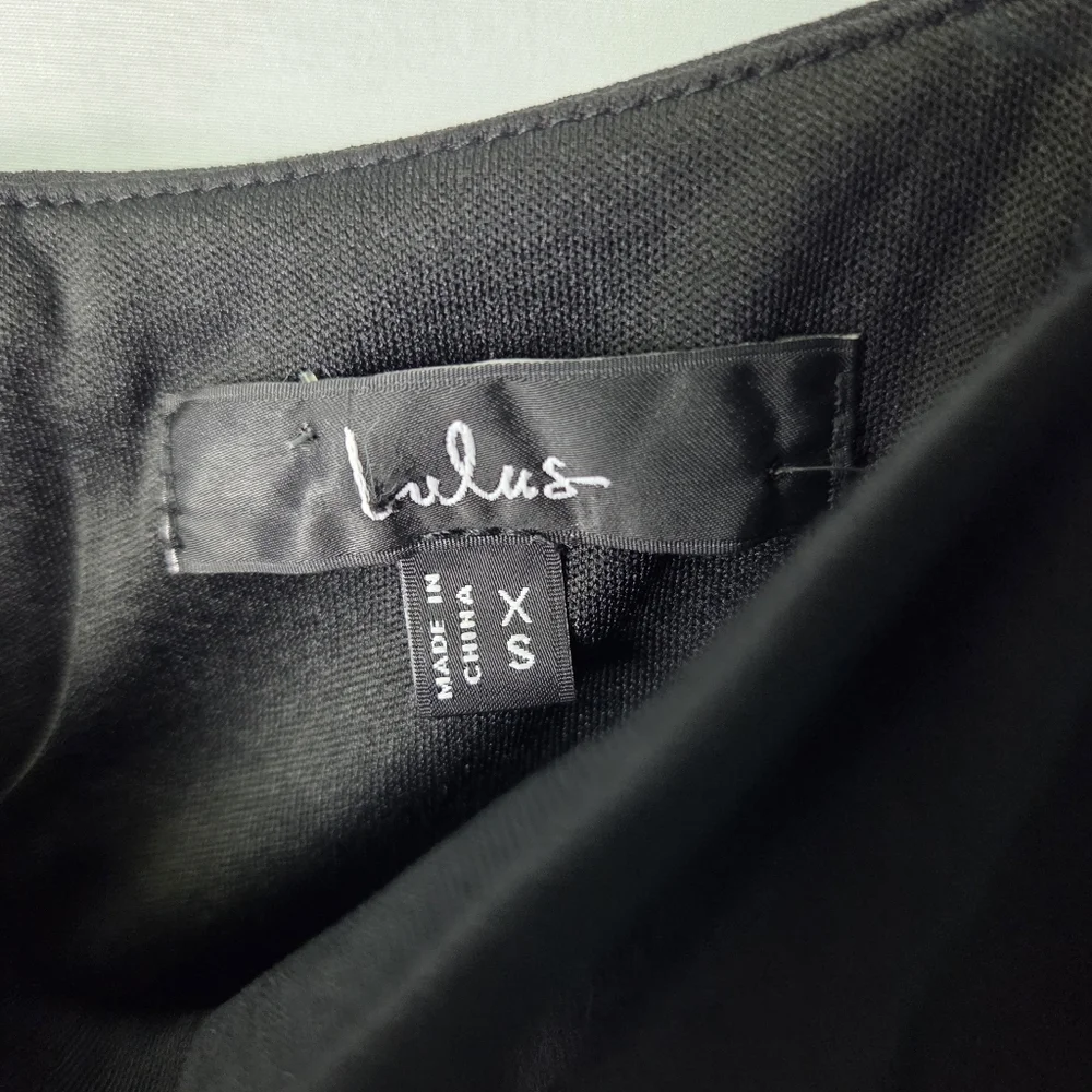 Lulu's Black Mesh Sleeve Jumpsuit - Picture 7 of 8
